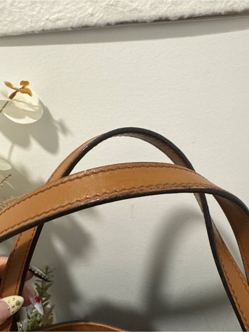 Authentic Gucci Craft Denim Tote Bag - Tan Leather Trim - EUC With Tags - Picture 13 of 16
